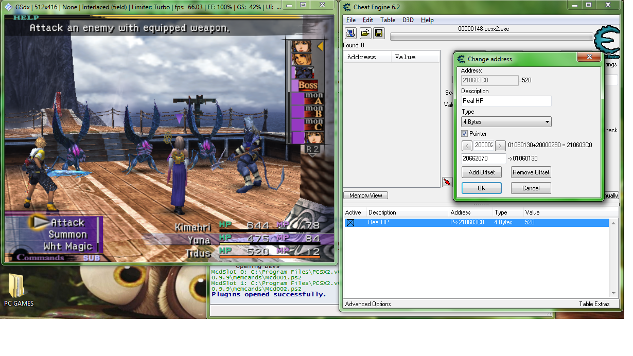 ffx cheat engine