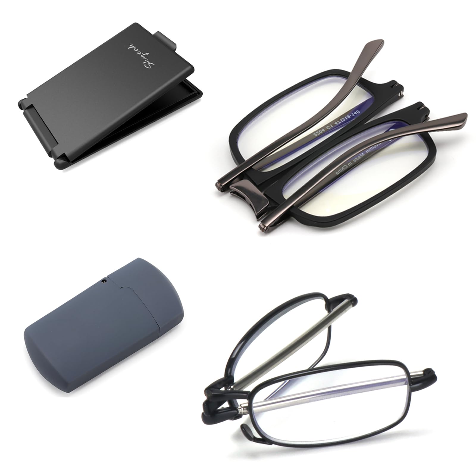 collapsible reading glasses