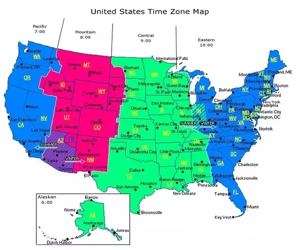 time difference between ny and la