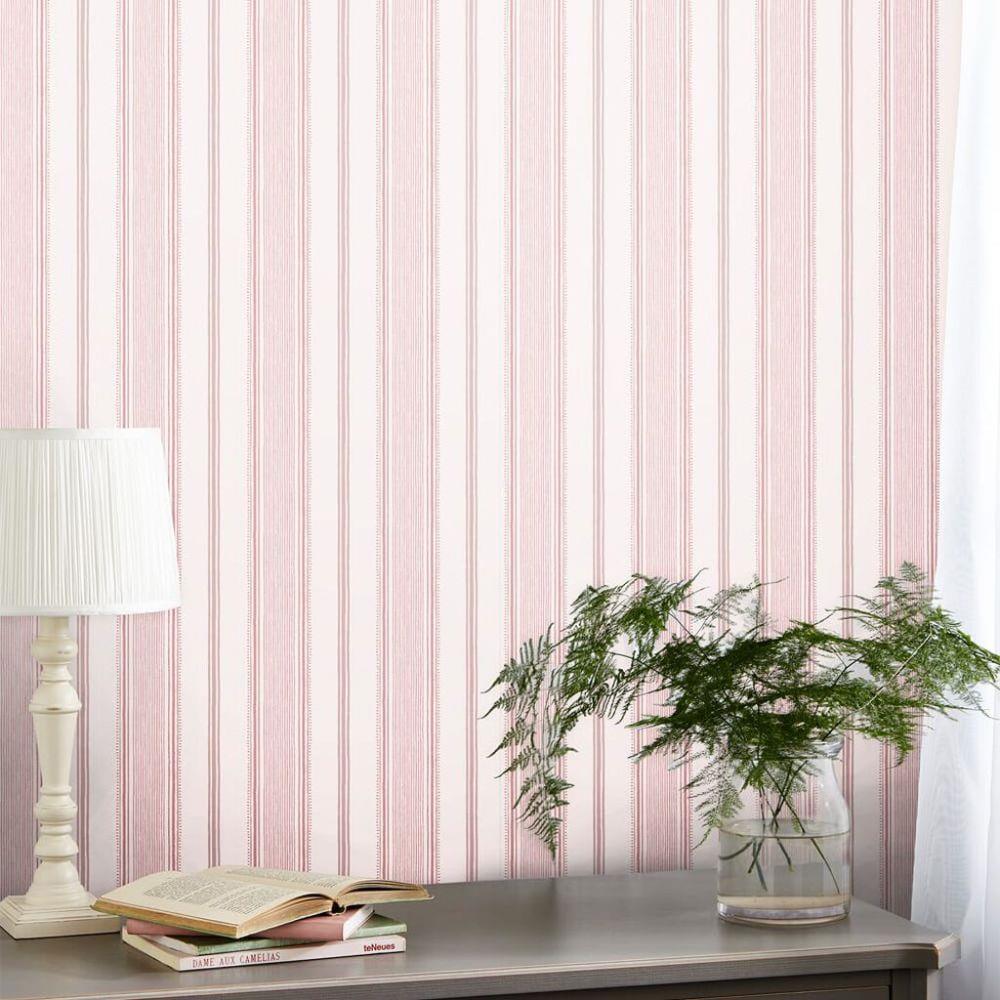 laura ashley stripe wallpaper