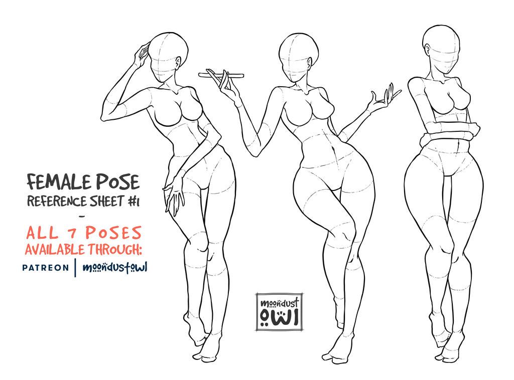 pose reference female