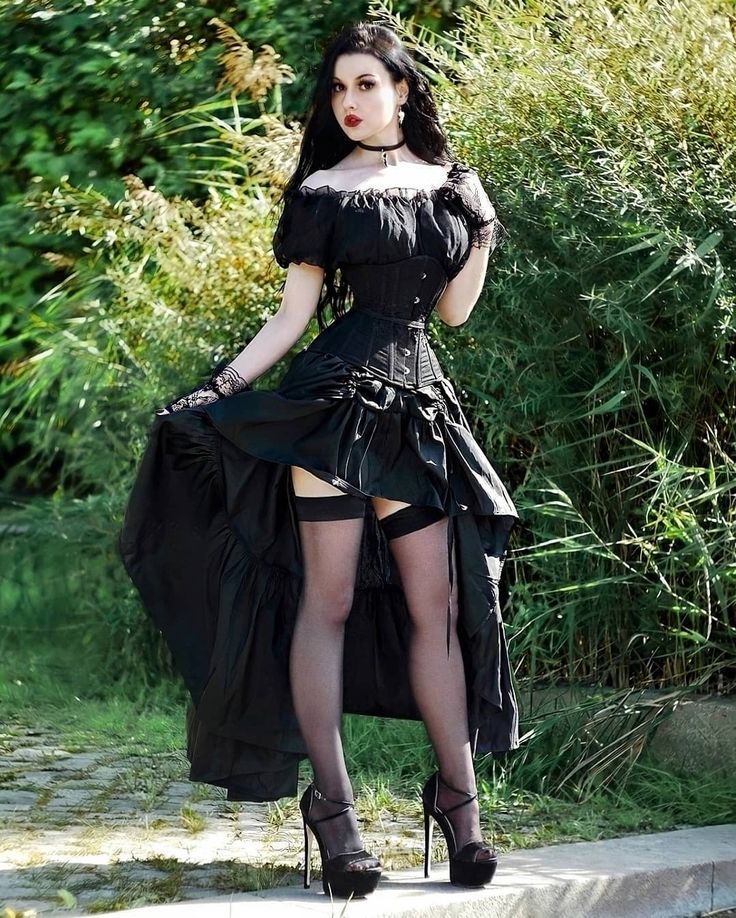 sexy gothic dress