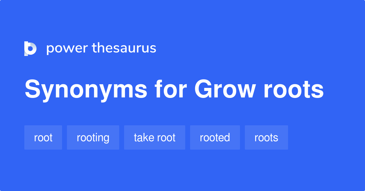 rooting thesaurus