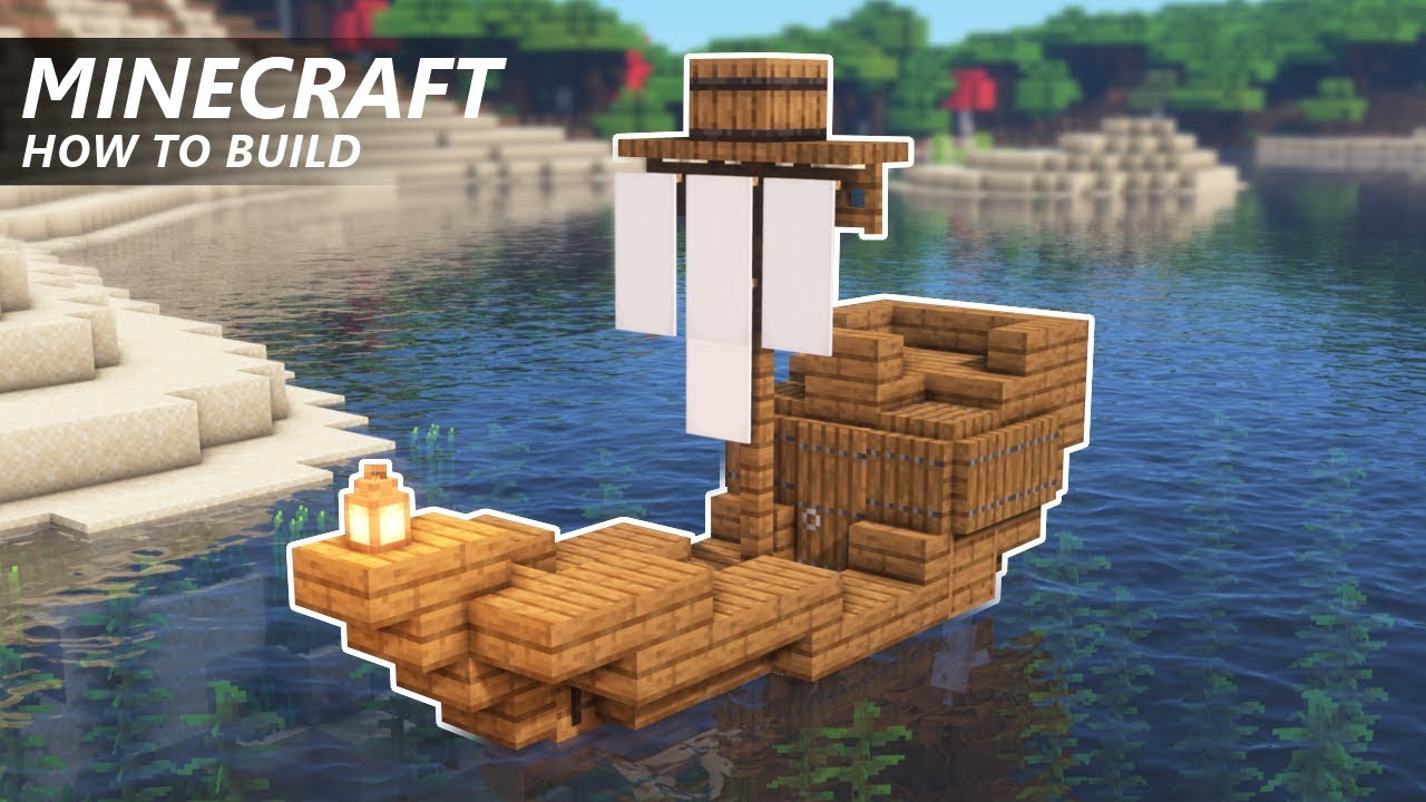 how to build a boat in minecraft