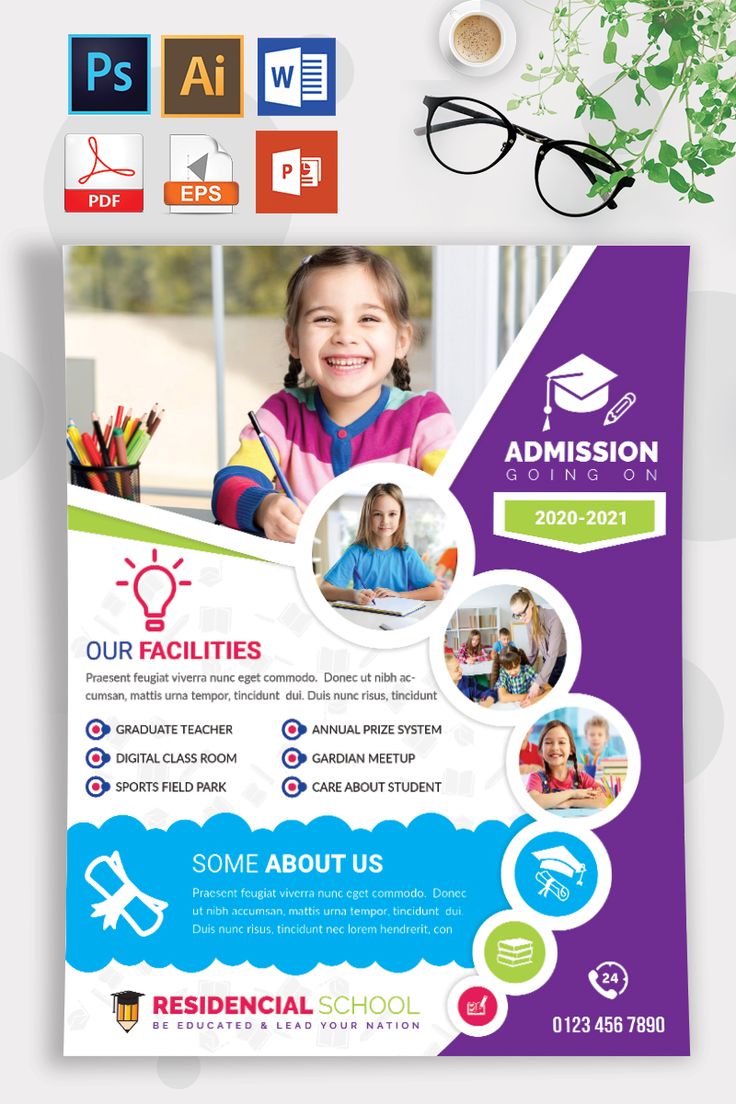 preschool banner design