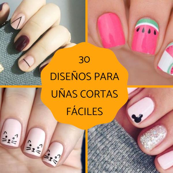 diseños de uñas sencillos