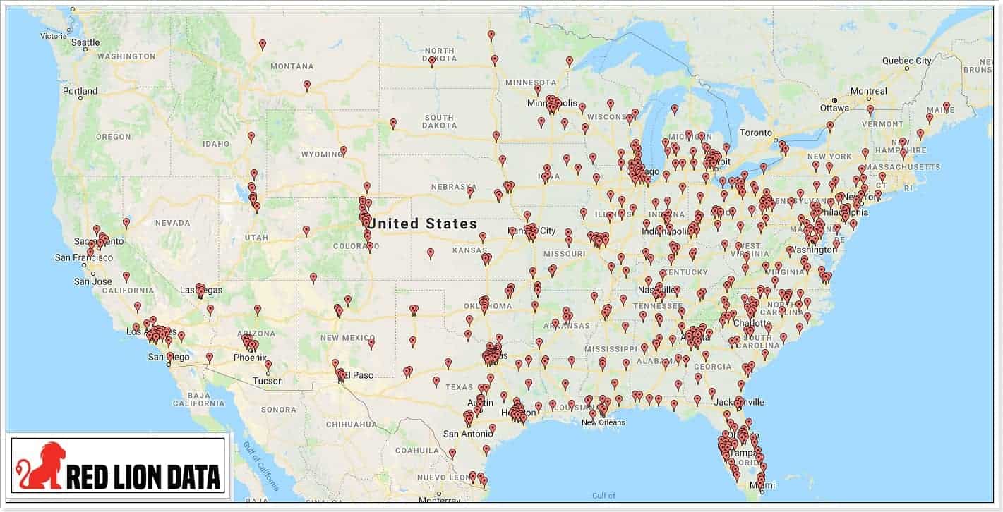 sams club locations map