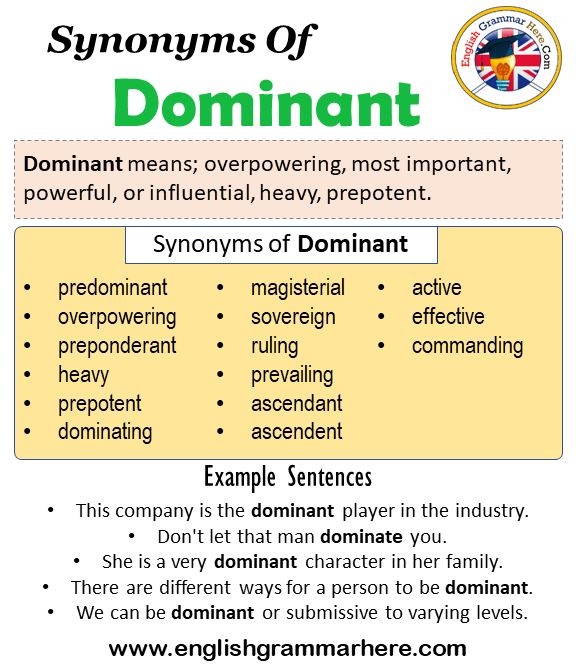 synonym for domination