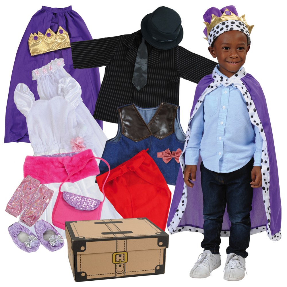 pretend play dress up clothes trunk