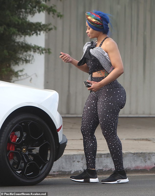 blac chyna leggings