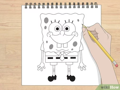 drawings of spongebob