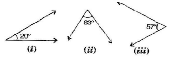 find the complement of each of the following angles