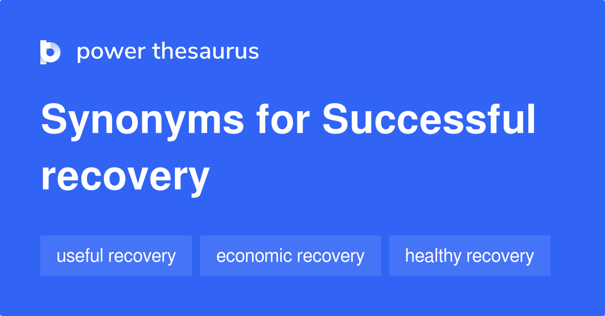 recovery synonyms in english