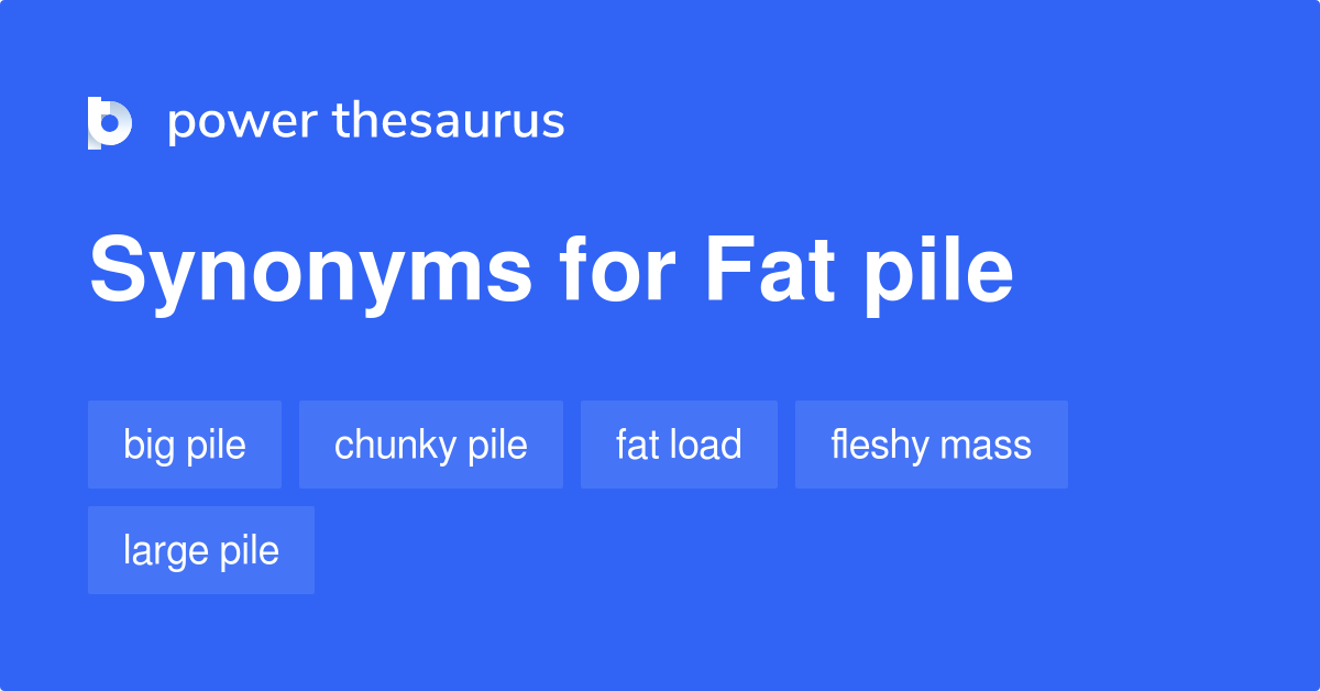 pile thesaurus