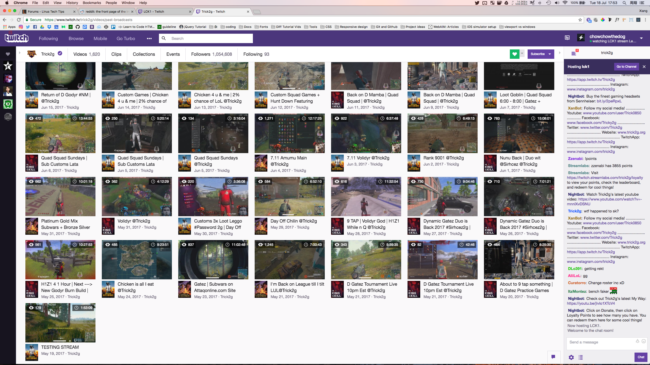 wayback machine twitch