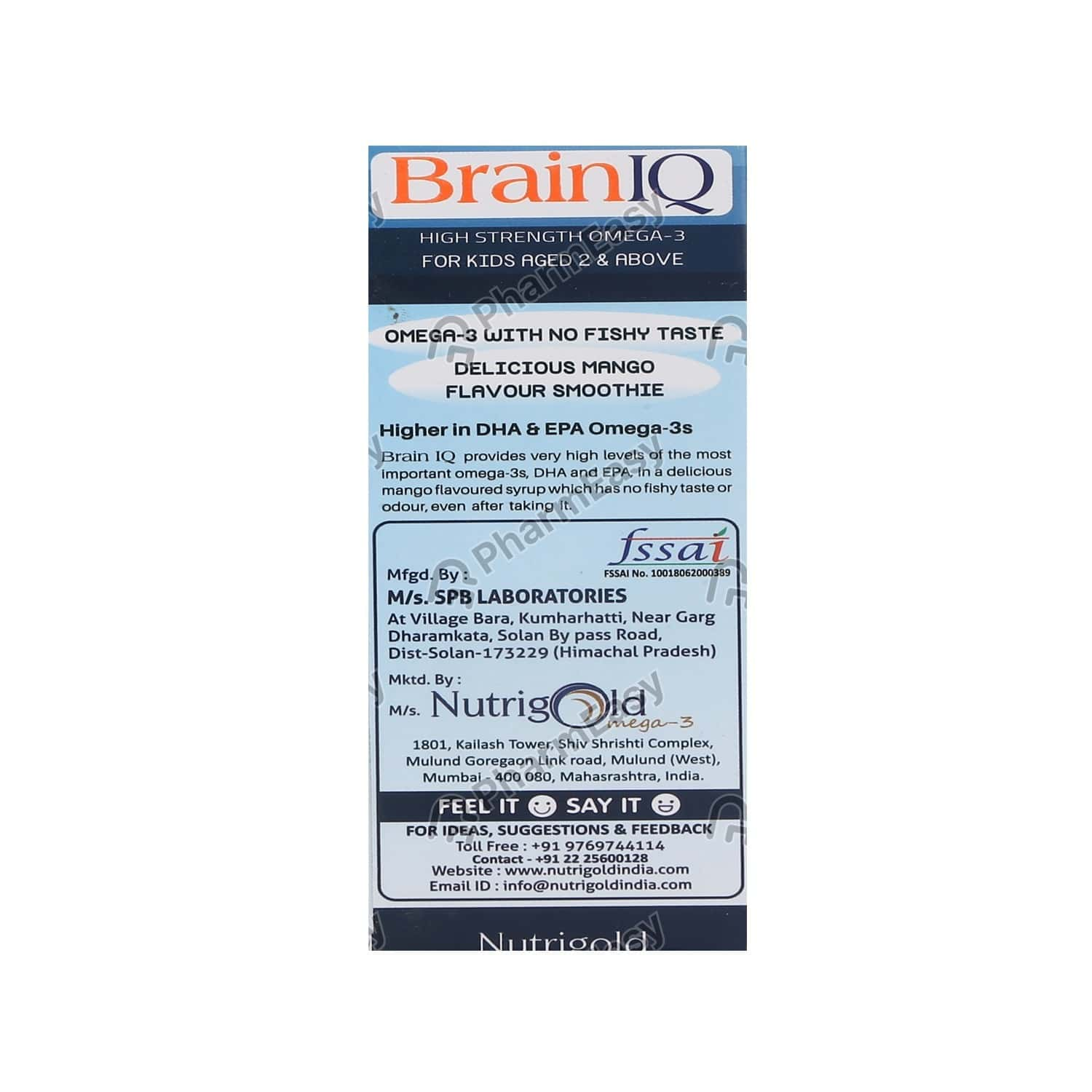 brain iq syrup uses