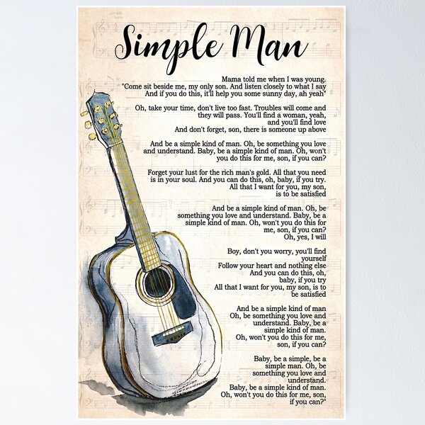 simple man lynyrd skynyrd with lyrics