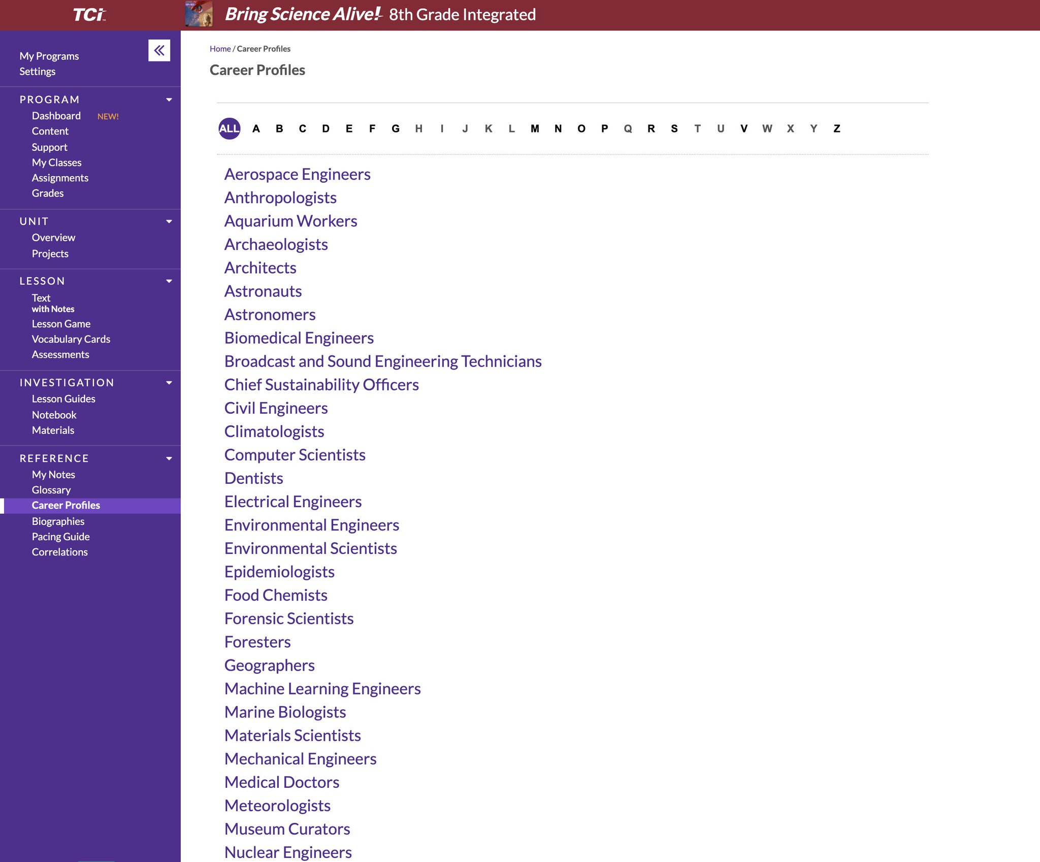 tci glossary