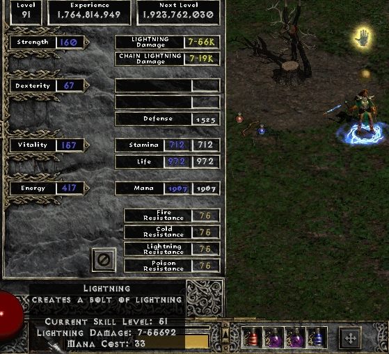 d2r lightning sorc build