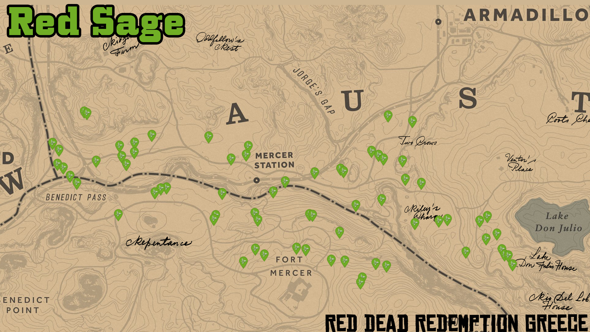 red sage location rdr2