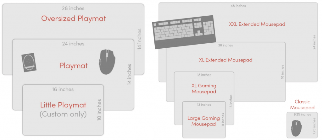 mtg playmat dimensions