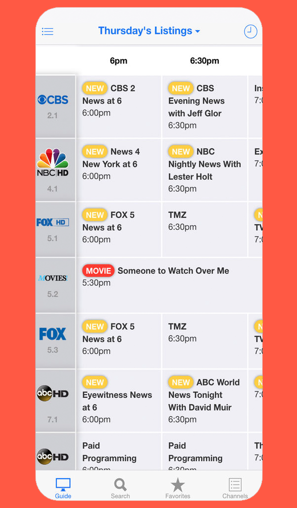 whats on tv tonight guide