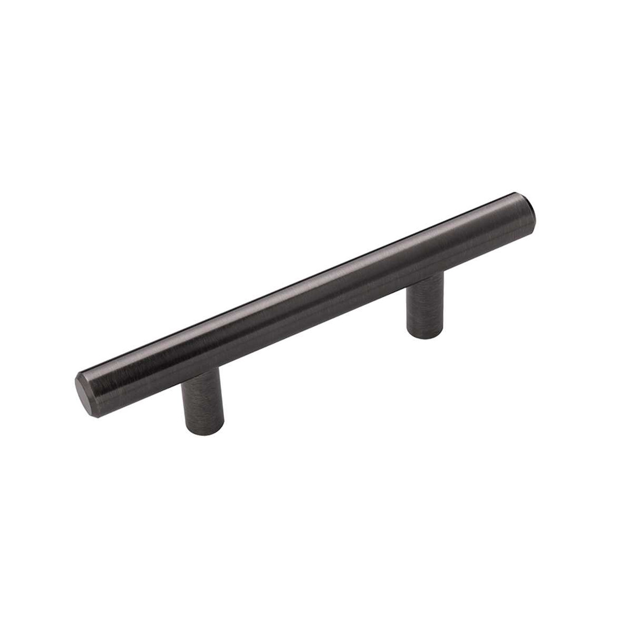 brushed black cabinet pulls