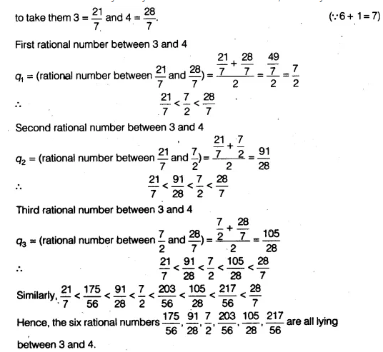 six rational number between 3 and 4