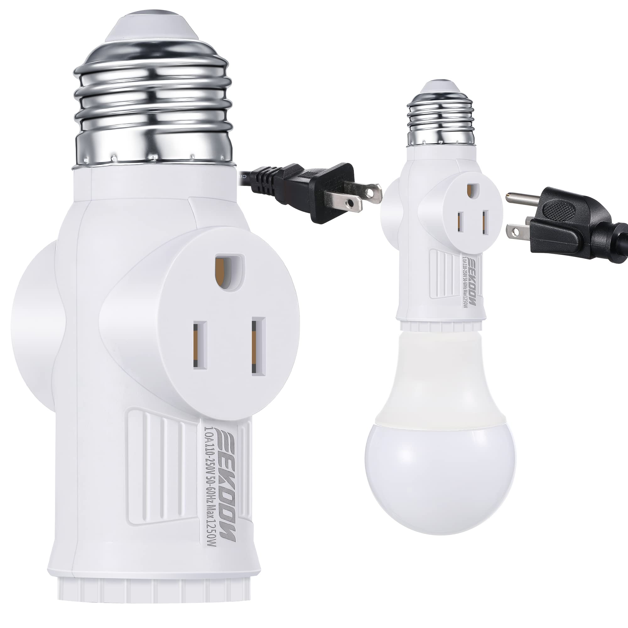 light bulb socket outlet adapter