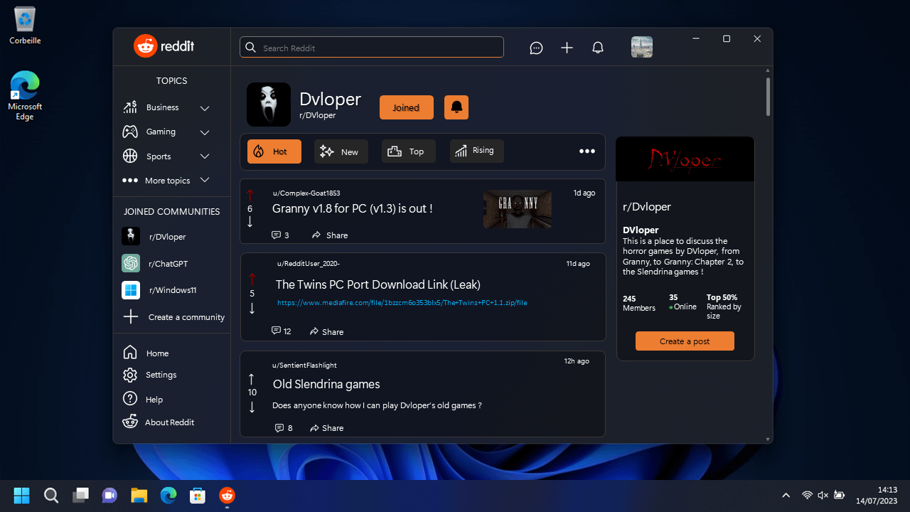 reddit dark mode