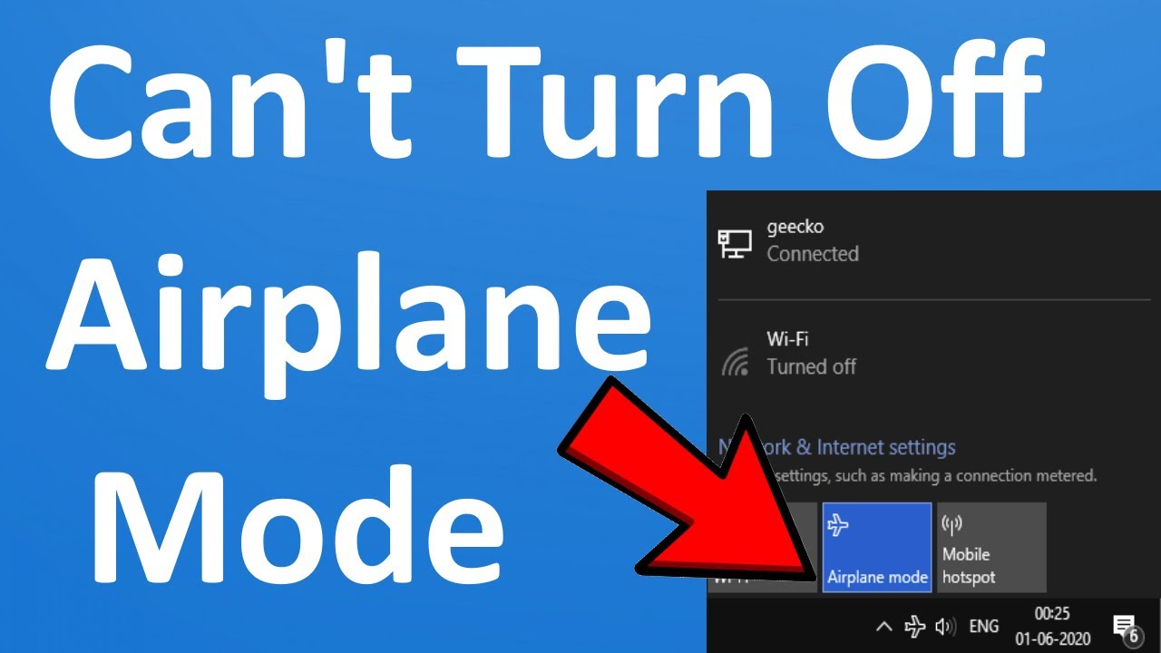 how do i turn airplane mode off