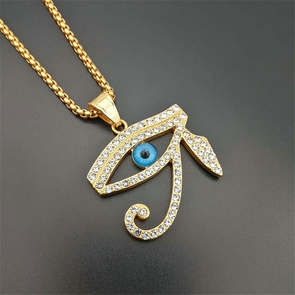 egyptian evil eye pendant