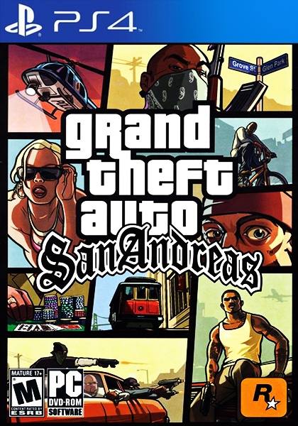 gta san andreas ps4 game