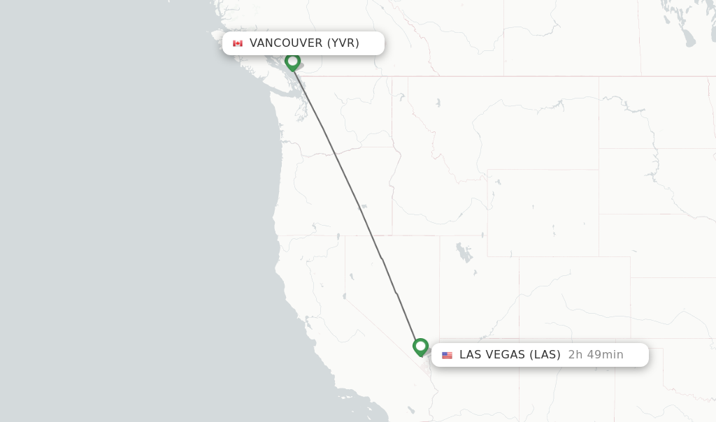 cheap airfare vancouver to las vegas