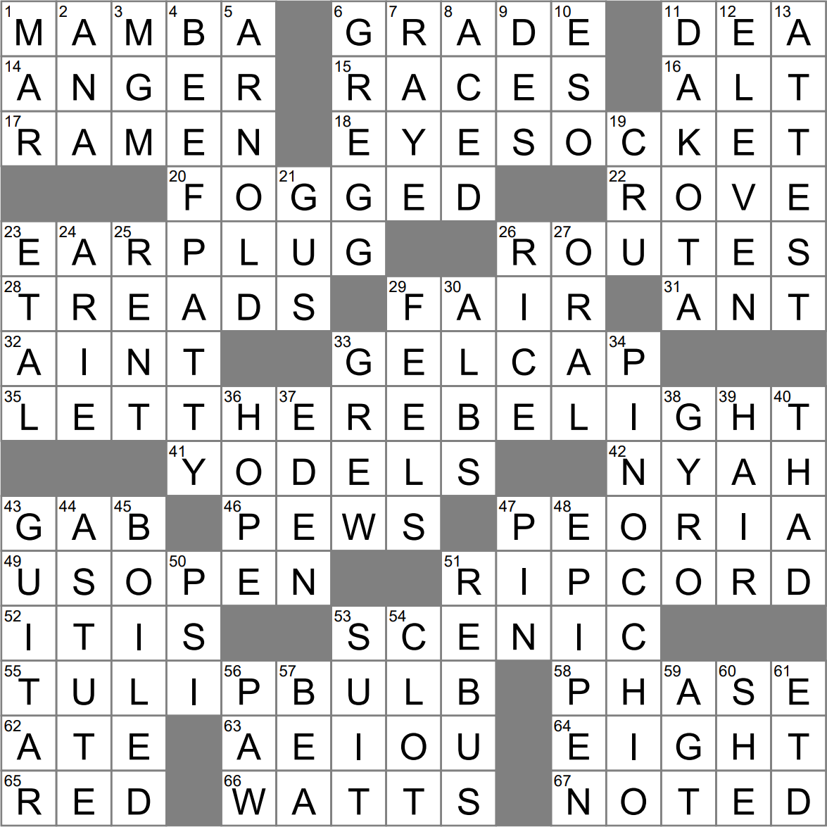 repeated crossword clue