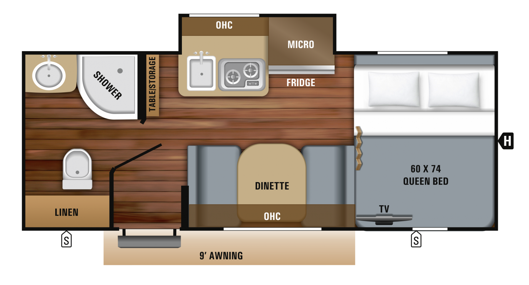 jayco hummingbird floor plans