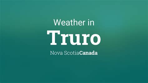 truro ns weather environment canada