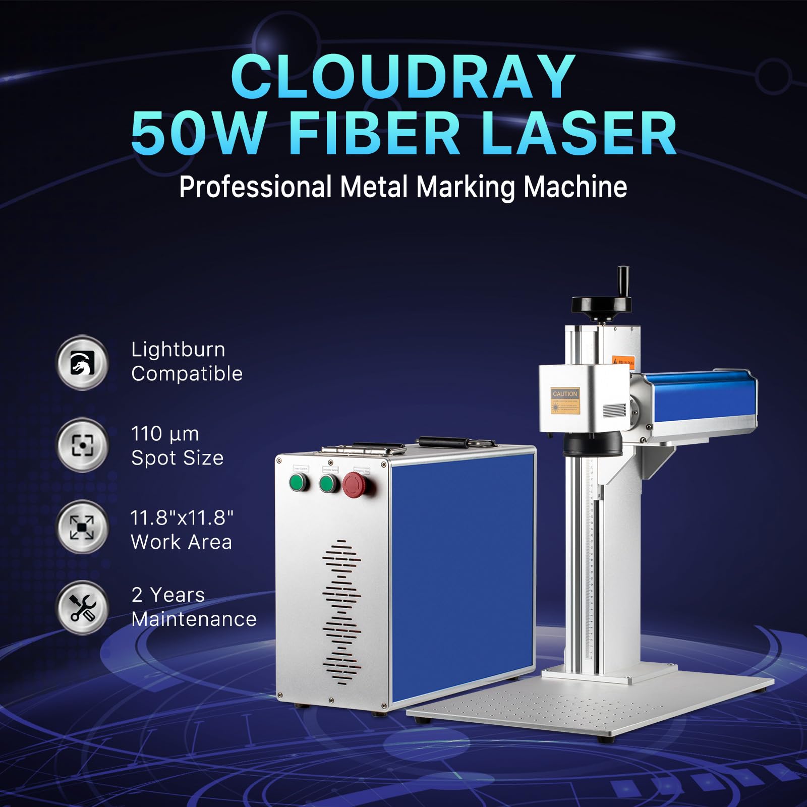 cloudray 50w fiber laser