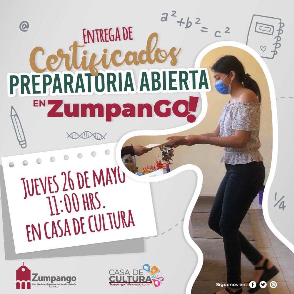 preparatoria abierta zumpango