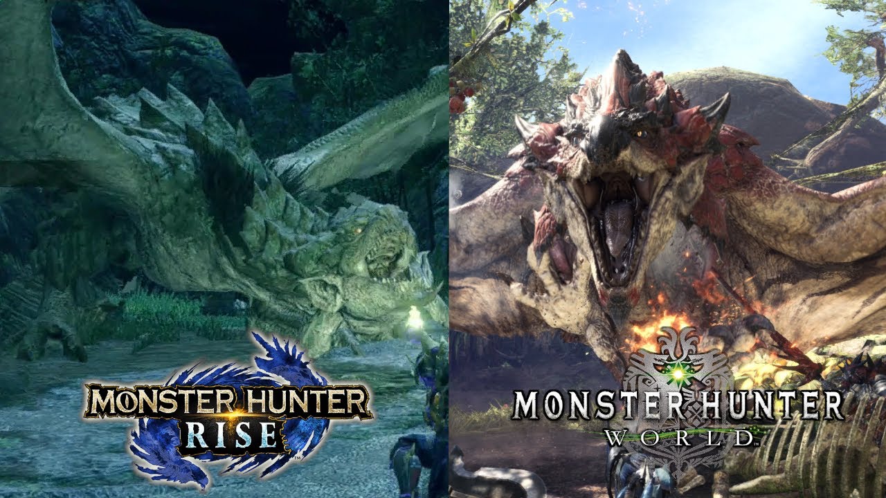 monster hunter world vs rise