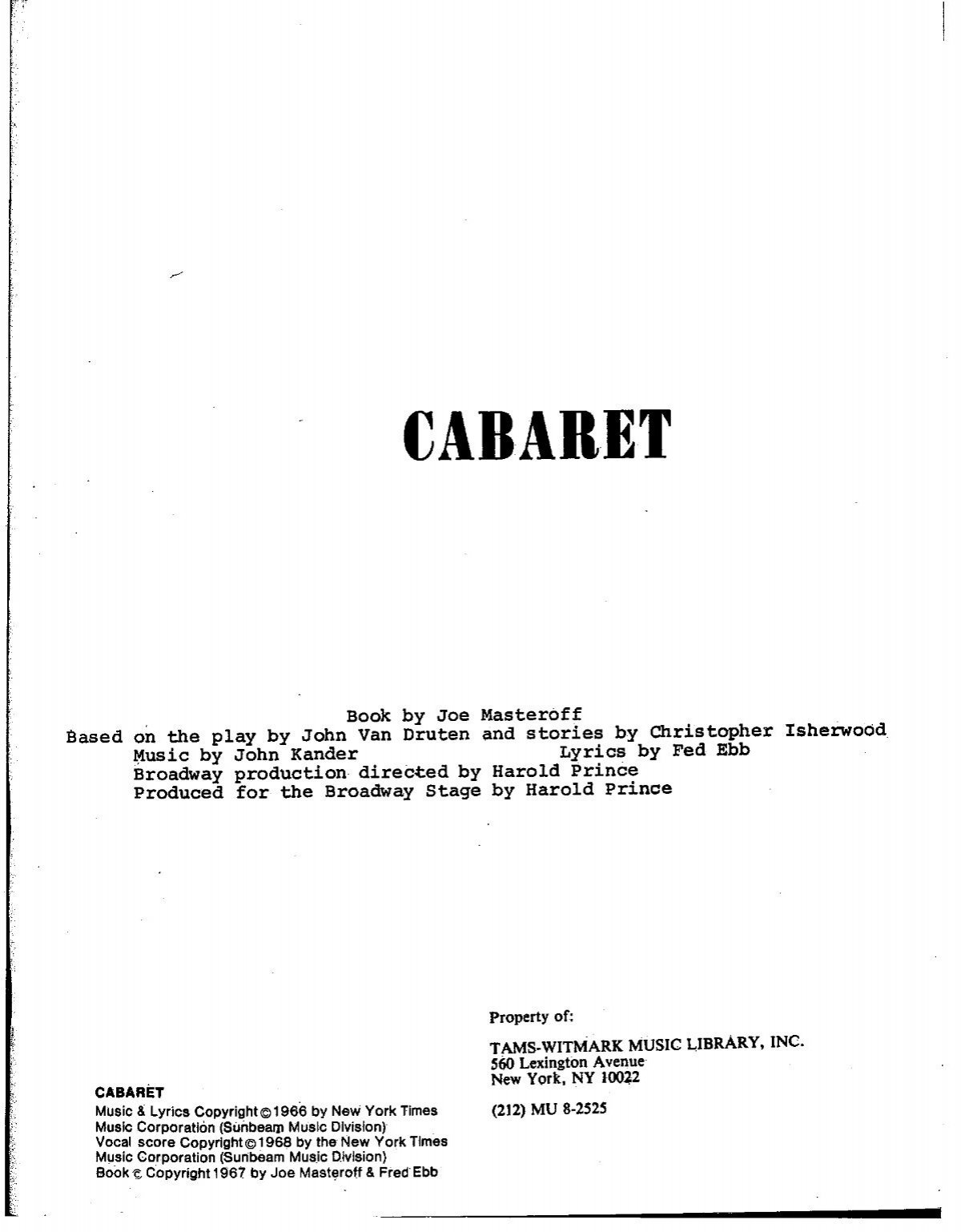 company musical script pdf