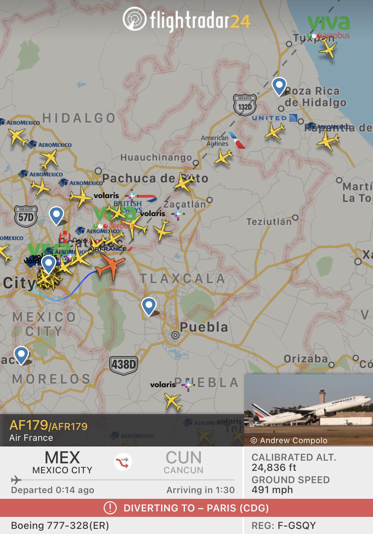 flightradar24 cancun