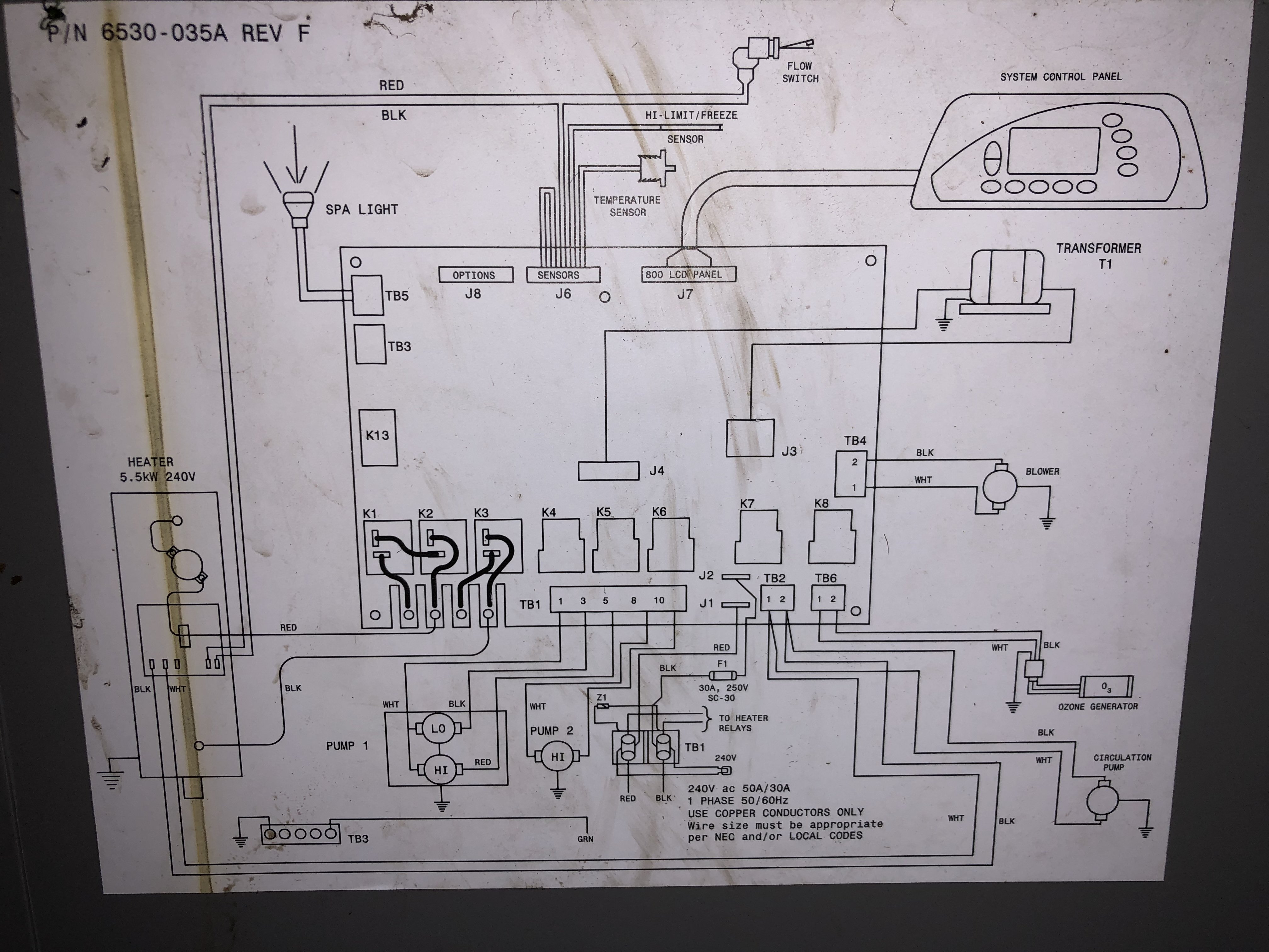 sundance spa wiring diagram