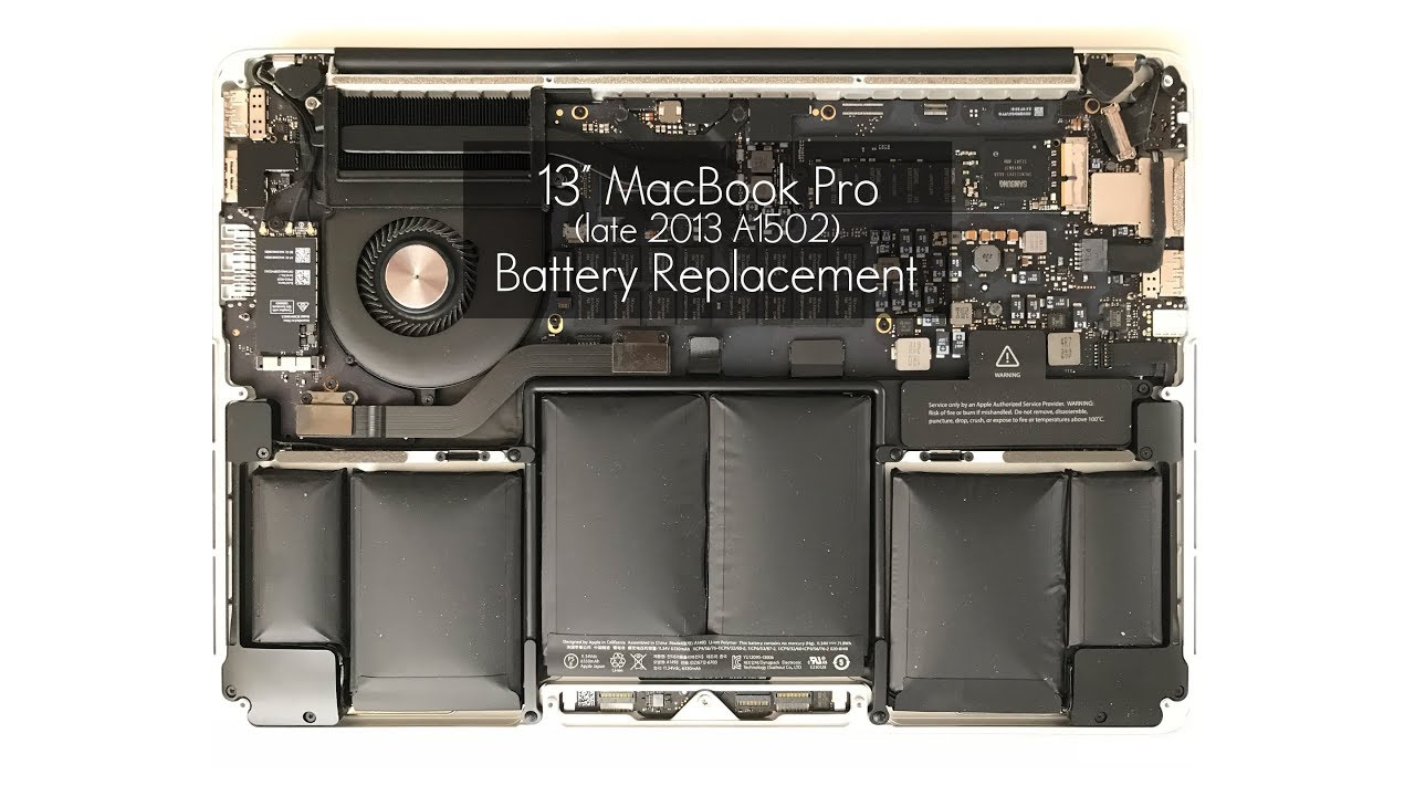 macbook pro 2013 battery replacement