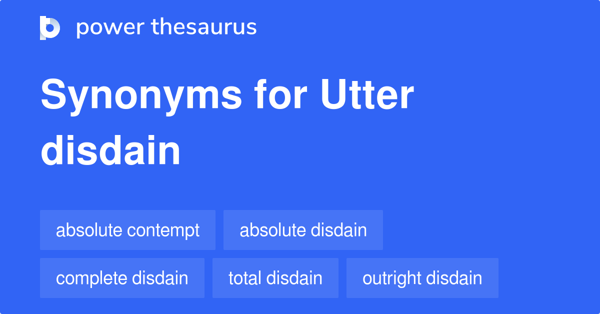 disdain antonym