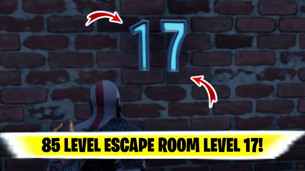 85 level escape room fortnite