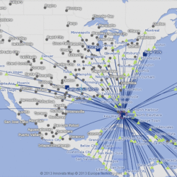 american airlines flight map