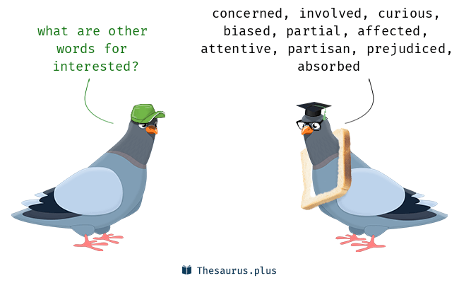 thesaurus interested