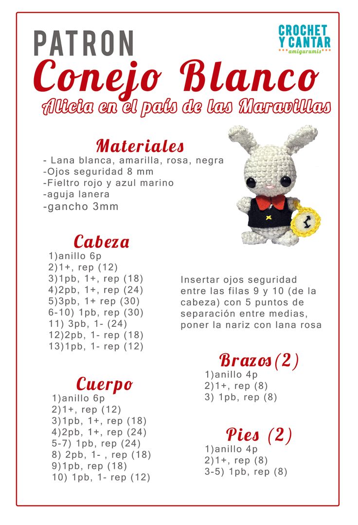 patron pdf amigurumi