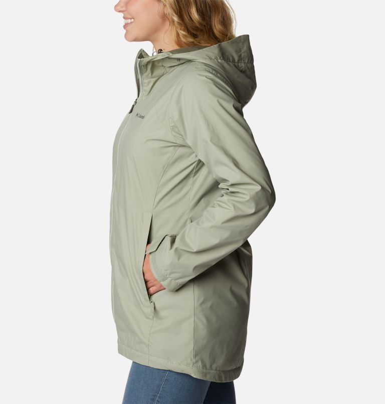 columbia womens switchback lined long rain jacket